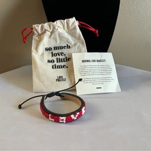 Love beaded bracelet